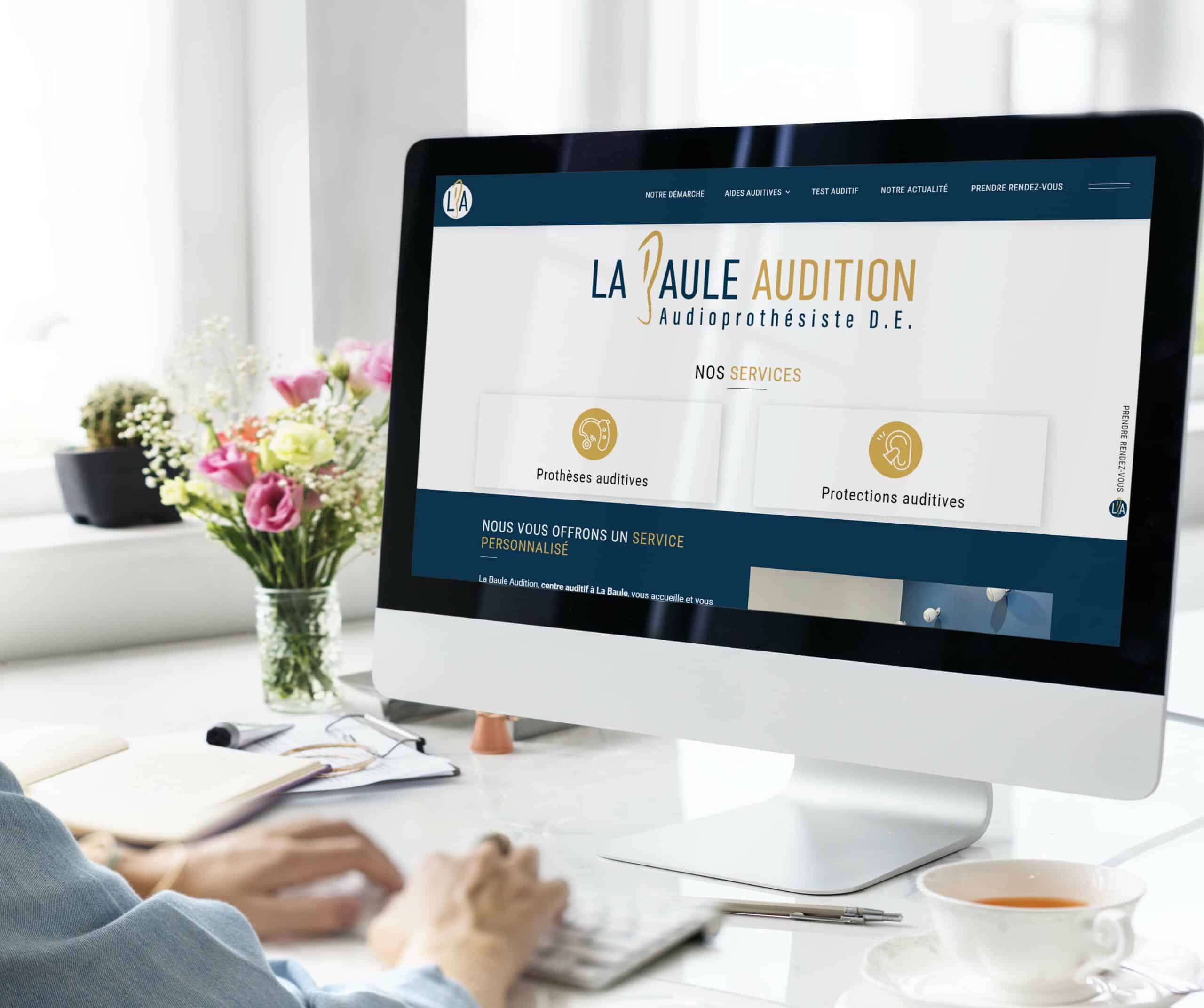 Site web pour La Baule Audition