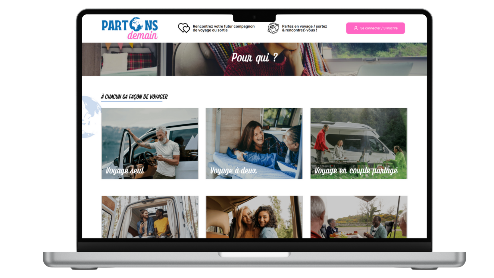 Site Internet - Partons Demain