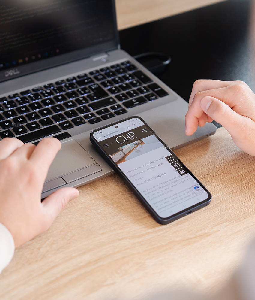 Site internet responsive téléphone