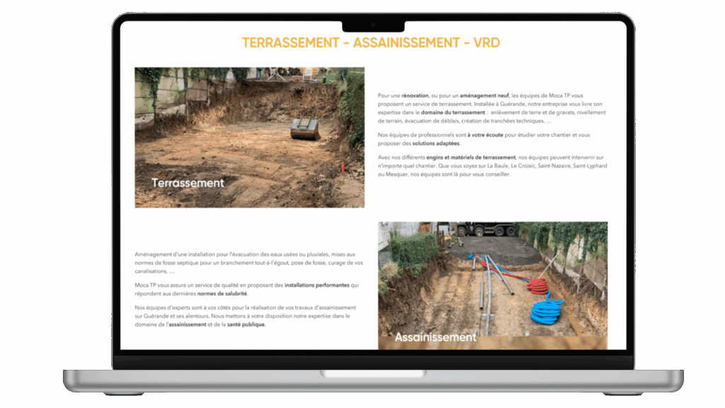 Moca TP – Terrassement Guérande
