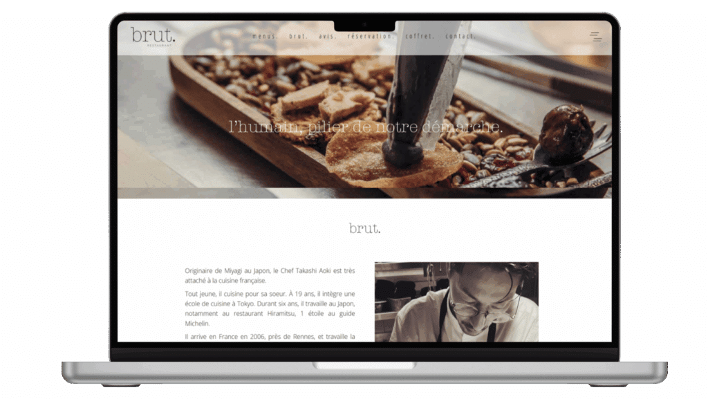 brut. – Restaurant gastronomique Saillé